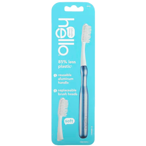 Aluminum Toothbrush Starter Kit - Blue