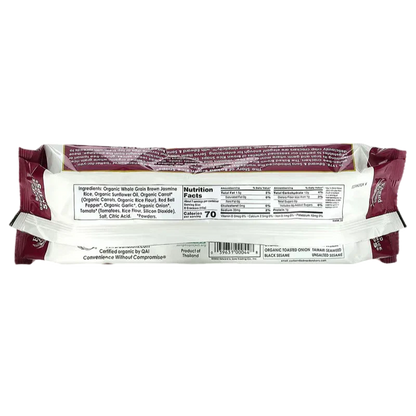 Organic Vegetable Brown Rice Snaps