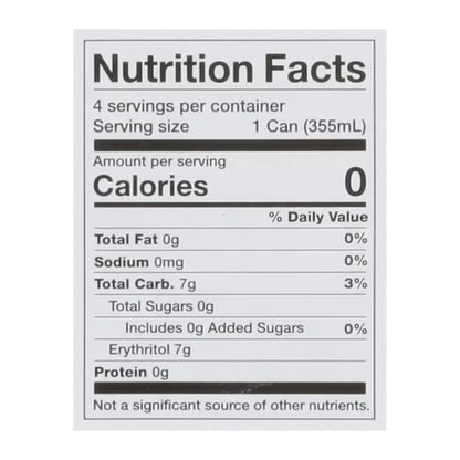 Zero Sugar Black Cherry Soda (4 Pack)
