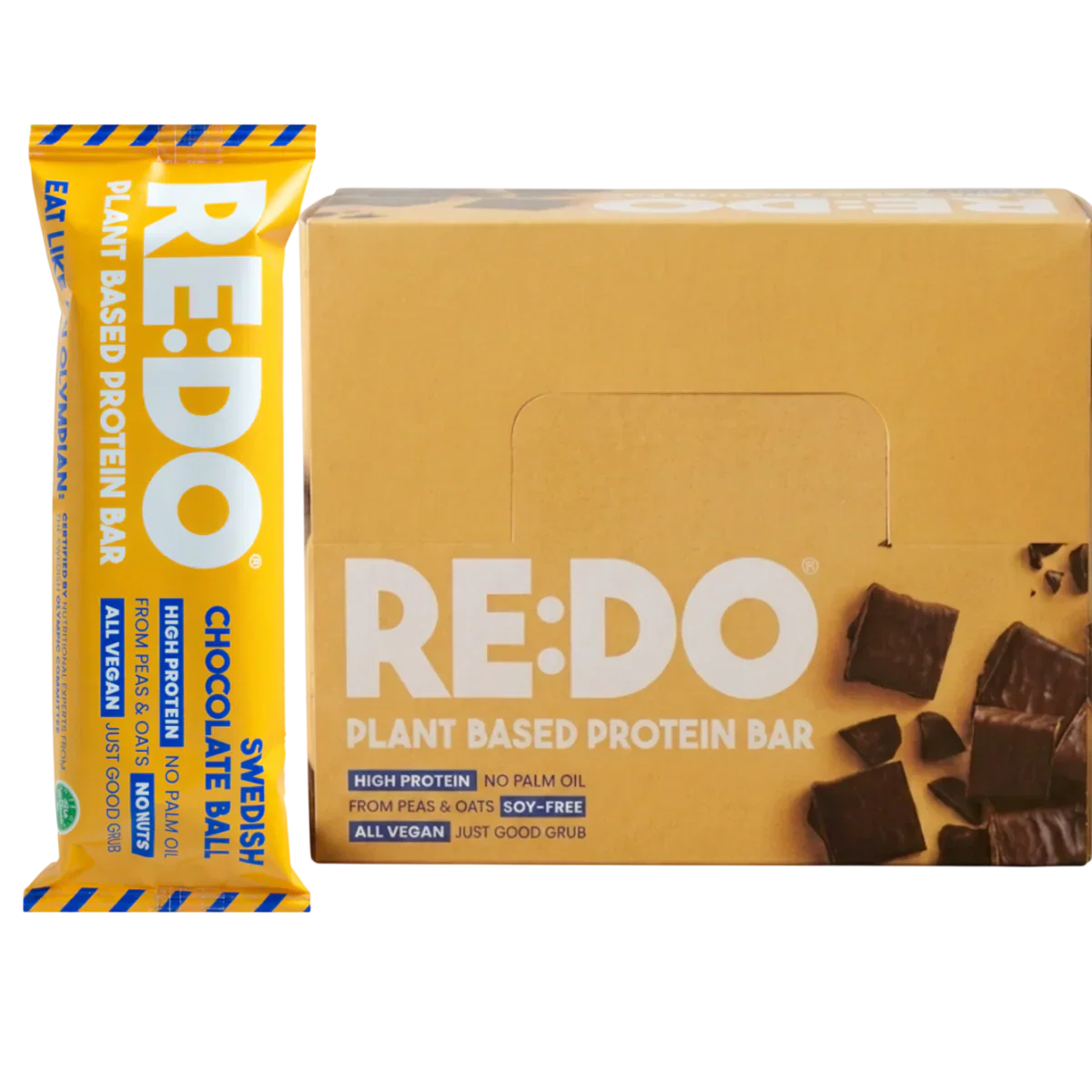 Plant-Based Swedish Chocolate Ball Protein Bars (9 CT)
