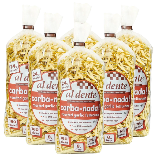 Carba-Nada Roasted Garlic Egg Fettuccine (6 Pack)