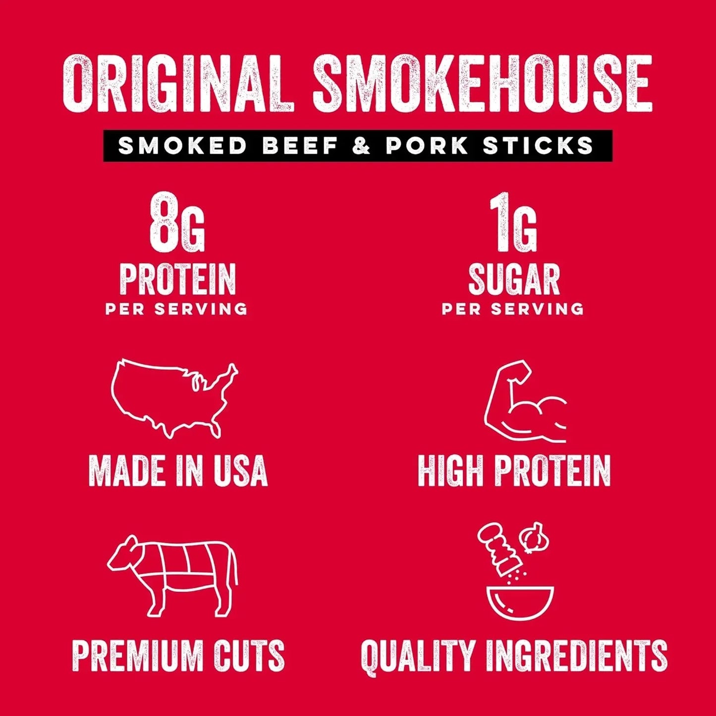 Beef & Pork Jerky Sticks (16 CT)