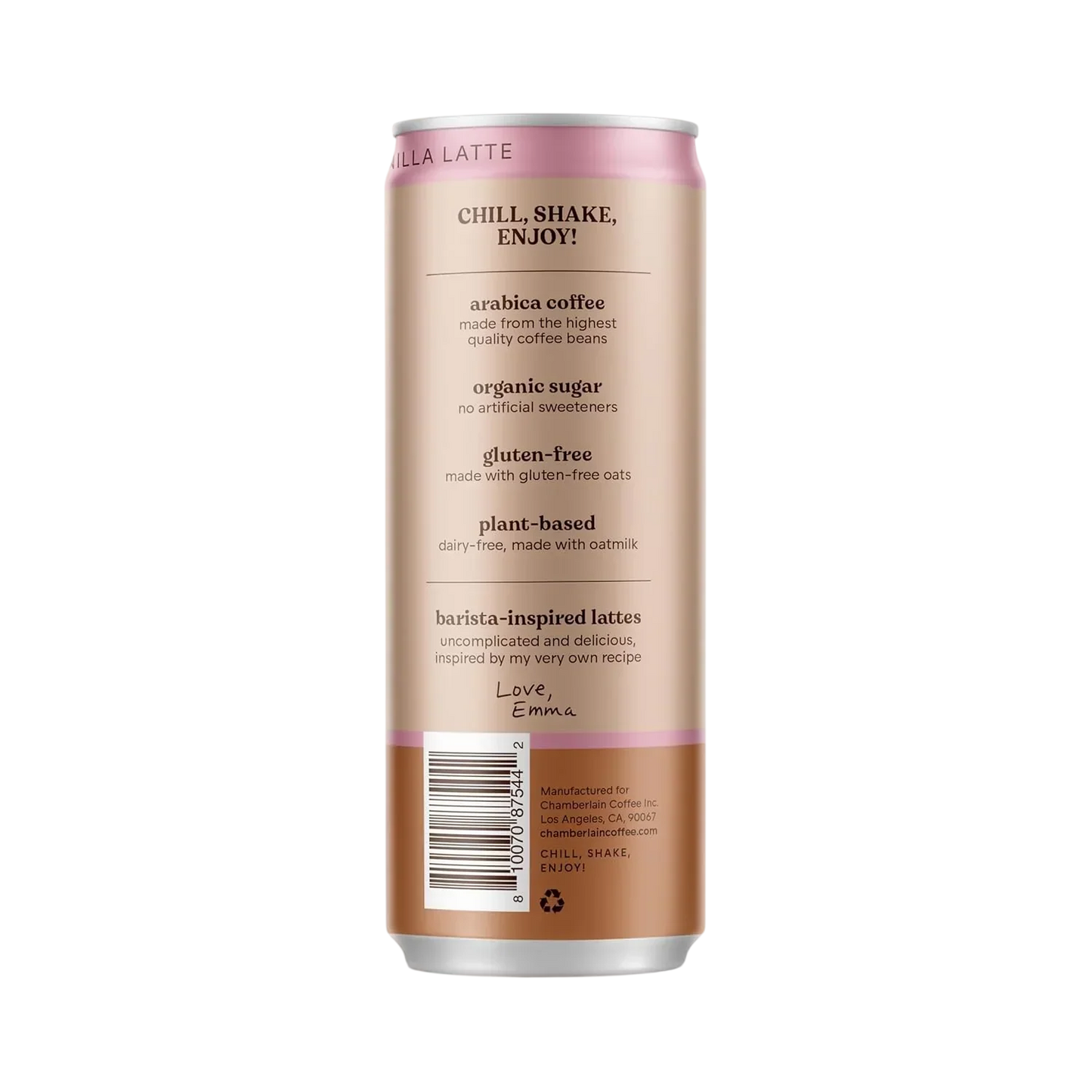Vanilla Latte With Oat Milk (12 CT)