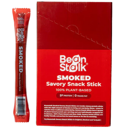 Savory Smoked Flavor Plant-Based Jerky Stick (24 Pack)