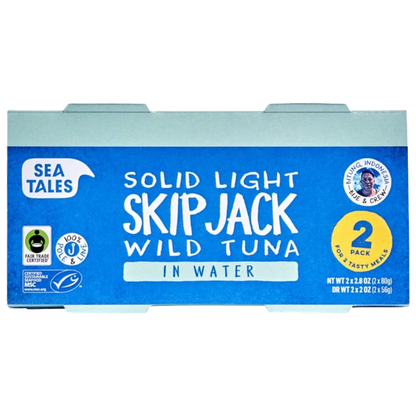 Solid Light Skipjack Wild Tuna In Water (2 Pack)