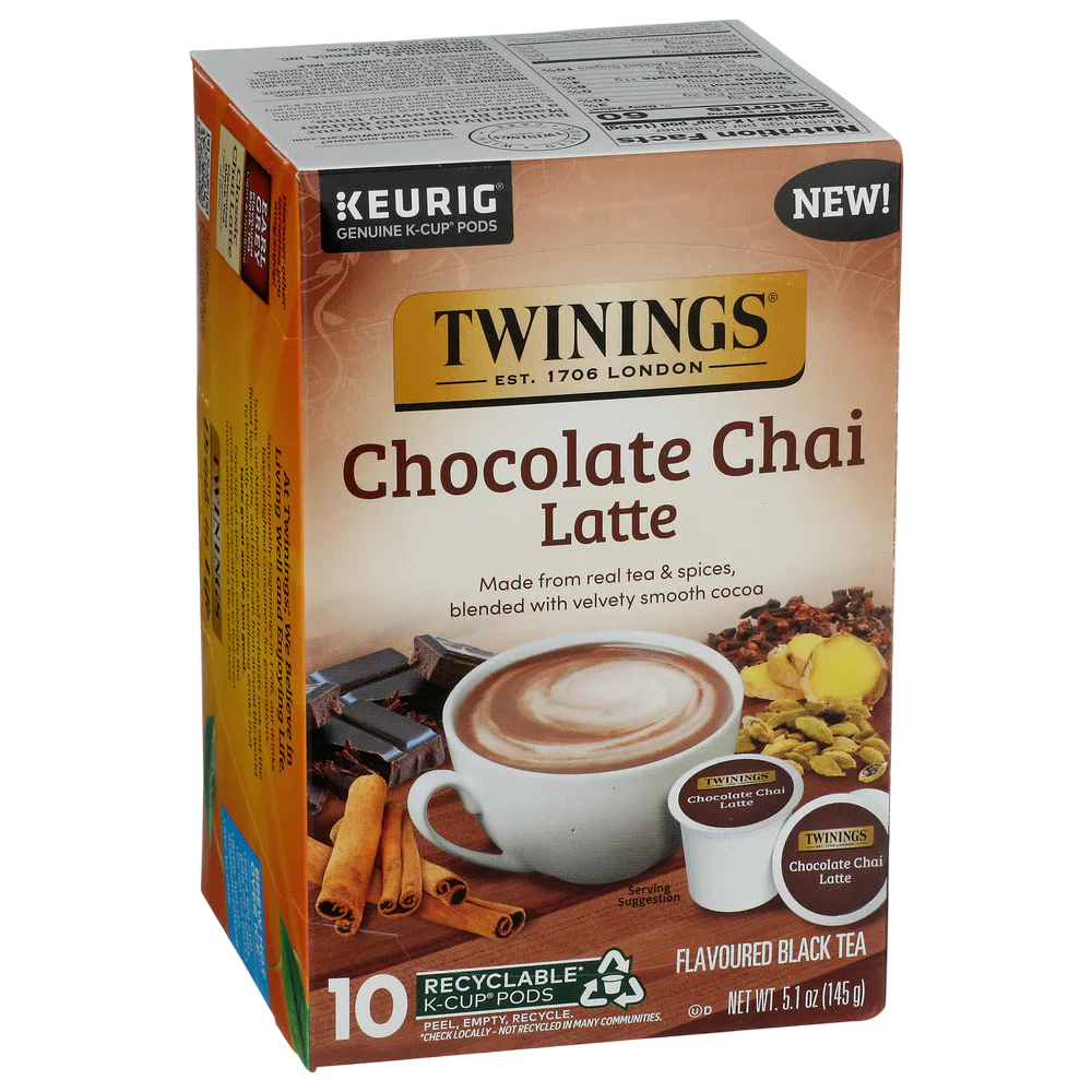 Chocolate Chai Latte Black Tea K-Cup Pods (10 CT)