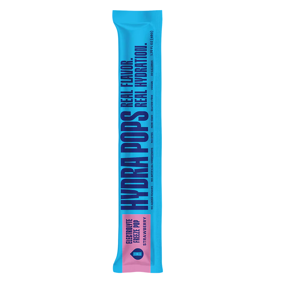 Hydra Pops Strawberry Electrolyte Freeze Pops (6 CT)