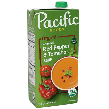 Organic Roasted Red Pepper & Tomato Creamy Soup
