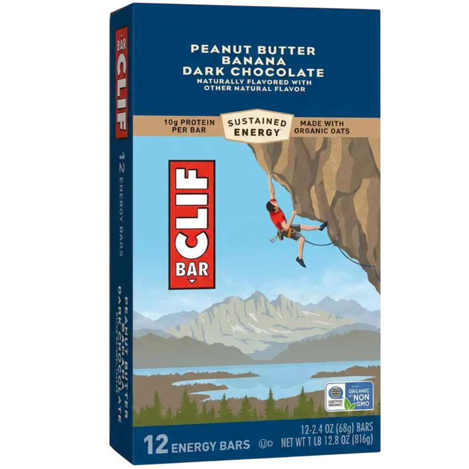 Peanut Butter Banana with Dark Chocolate Flavor Energy Bars (12 CT)