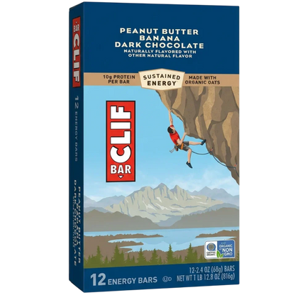 Peanut Butter Banana with Dark Chocolate Flavor Energy Bars (12 CT)