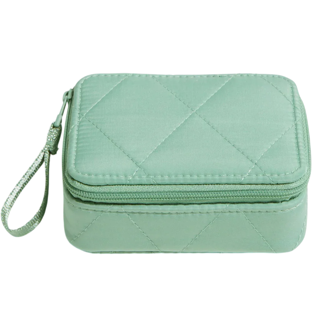 Essential Travel Pill Case - Beryl Green
