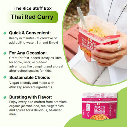 Instant Thai Red Curry Rice Box (6 Pack)