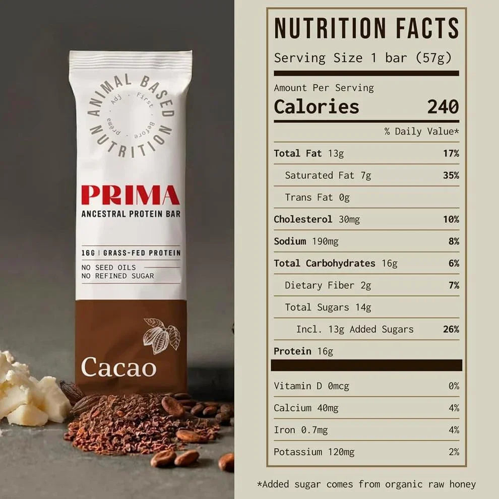 Ancestral Protein Bar - Cacao (7 Pack)