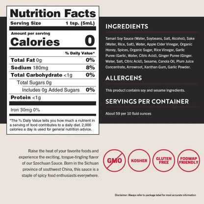 Szechuan Hot & Spicy Gluten Free Sauce