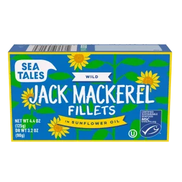 Wild Jack Mackerel in Sunflower Oil (12 Pack)