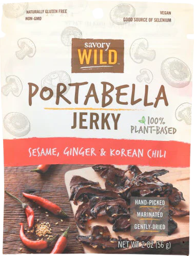 Portabella Sesame Ginger Chili Jerky