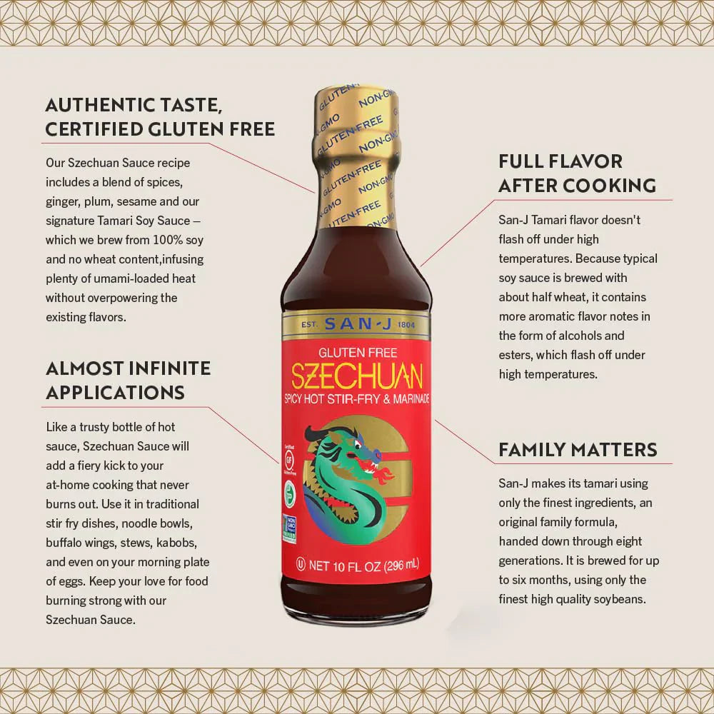 Szechuan Hot & Spicy Gluten Free Sauce