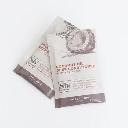 Soapbox Deep Conditioner Packet Coconut Oil Rejuvenating (12 CT)