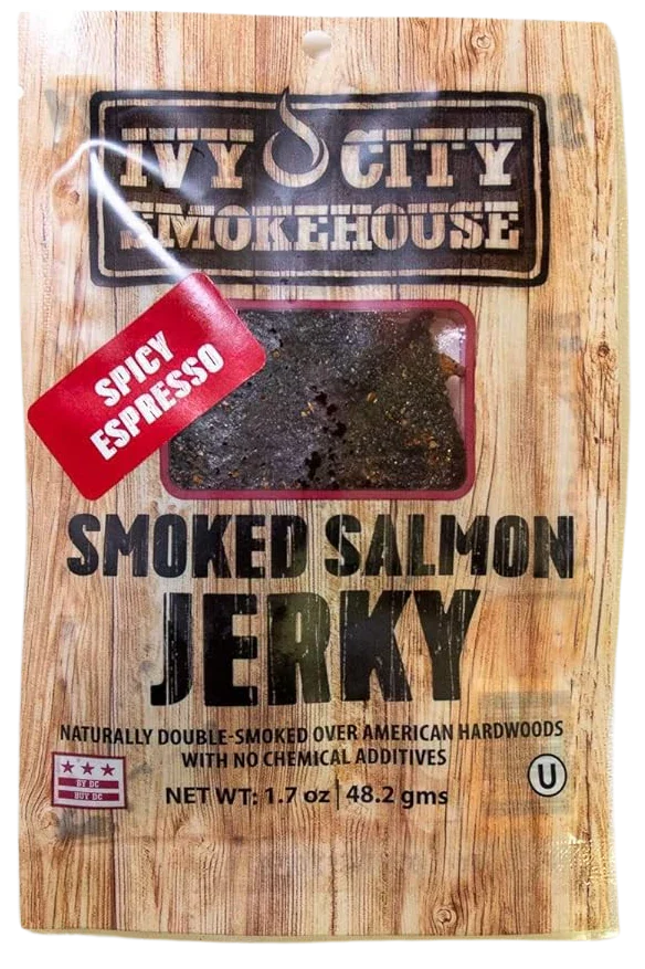Spicy Espresso Salmon Jerky