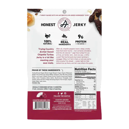Sweet Chipotle Turkey Jerky