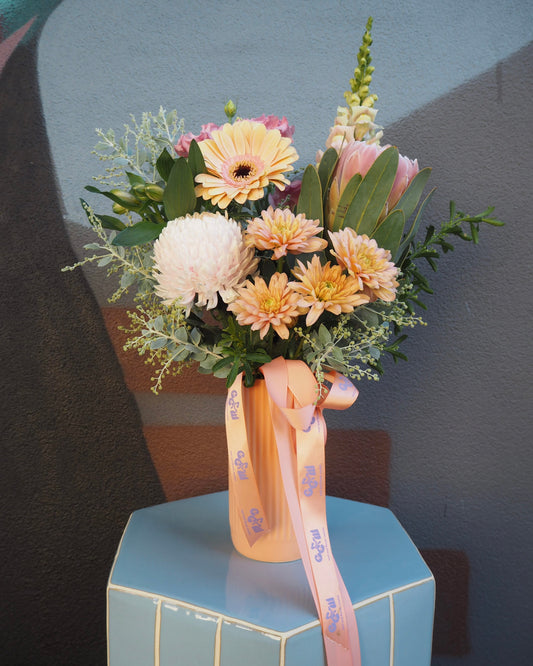Peach Fizz Arrangement