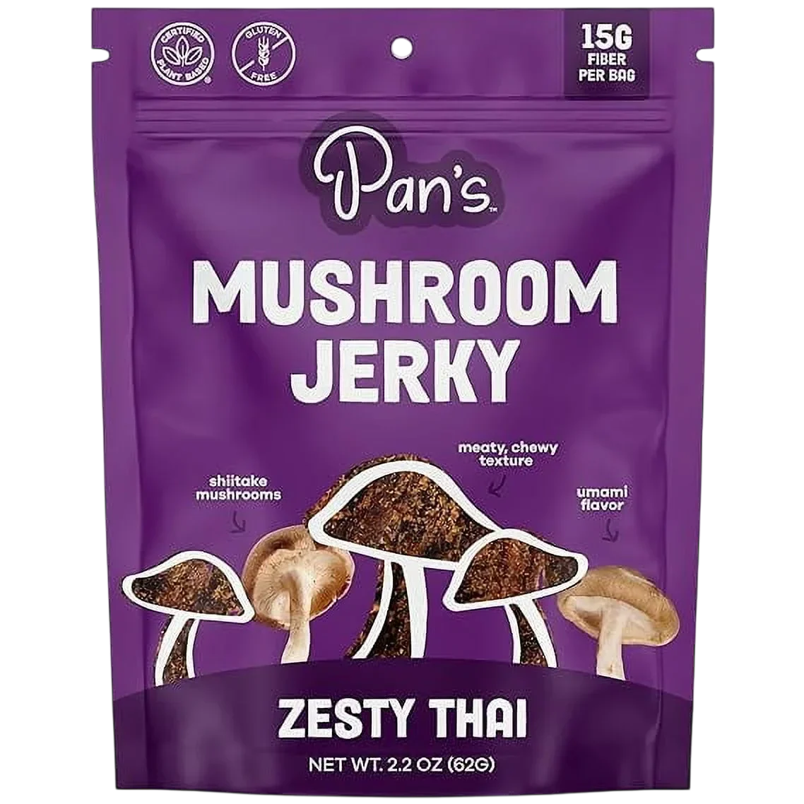Zesty Thai Mushroom Jerky