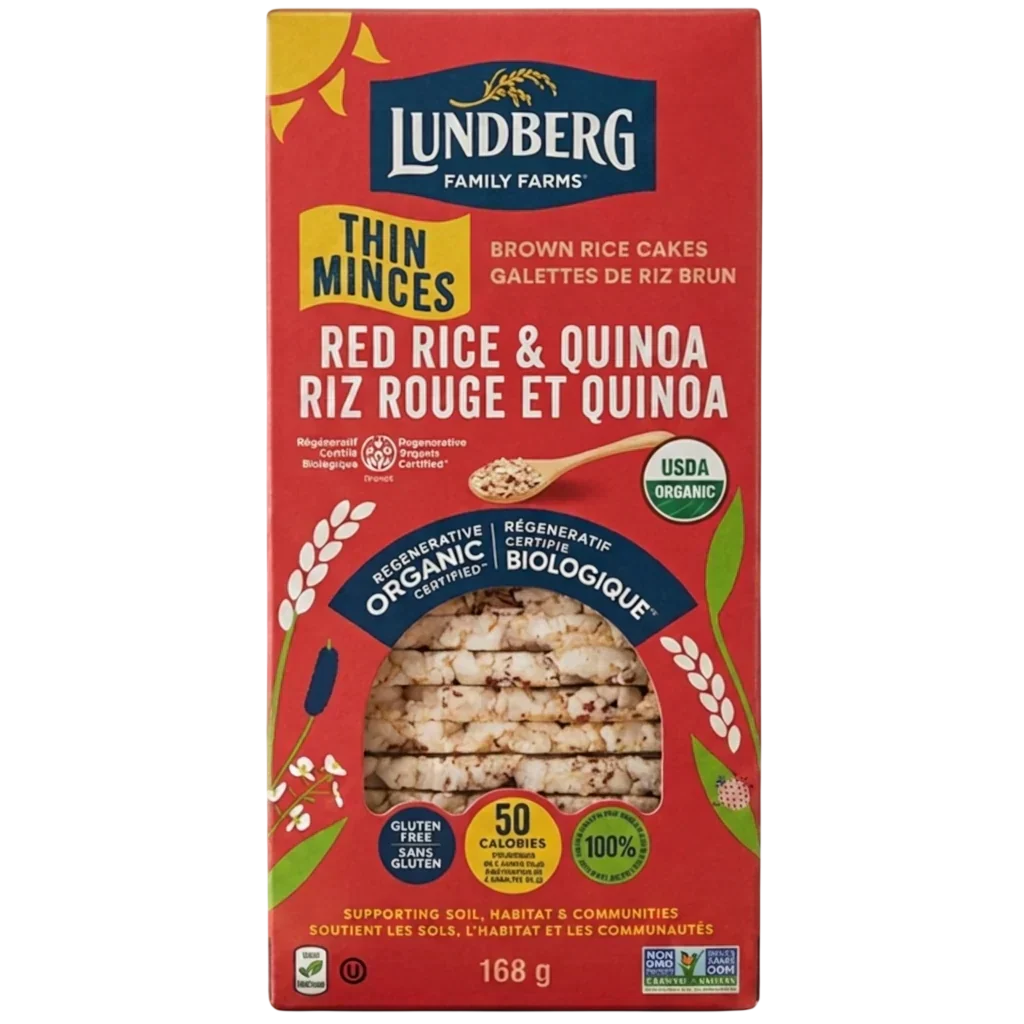 Organic Red Rice & Quinoa Brown Rice Cakes