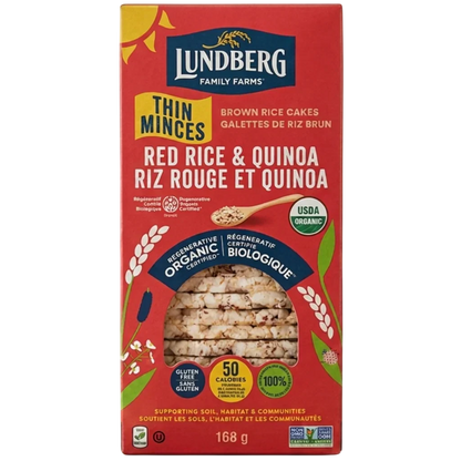 Organic Red Rice & Quinoa Brown Rice Cakes
