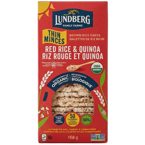 Organic Red Rice & Quinoa Brown Rice Cakes