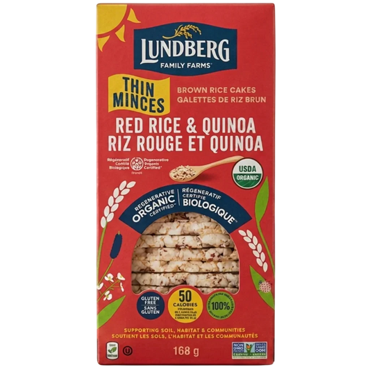 Organic Red Rice & Quinoa Brown Rice Cakes