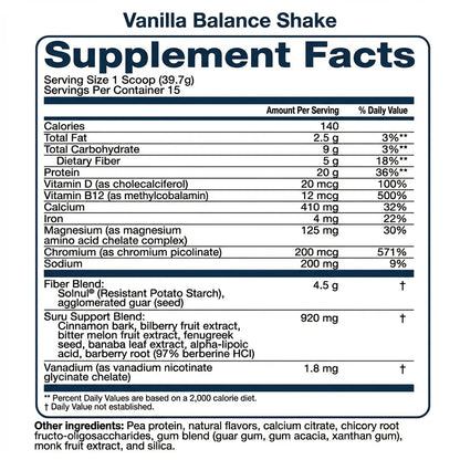 Balance Shake - Vanilla