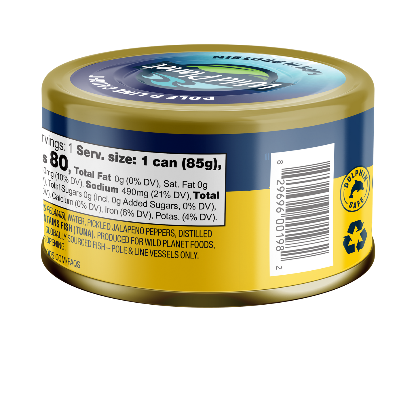 Premium Skipjack Wild Light Tuna with Jalapeño