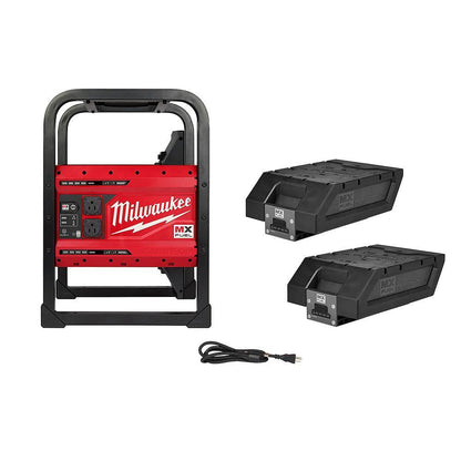 MX FUEL 3600-Watt/1800-Watt Lithium-Ion Battery Powered Push Start Portable Power Station Battery Generator