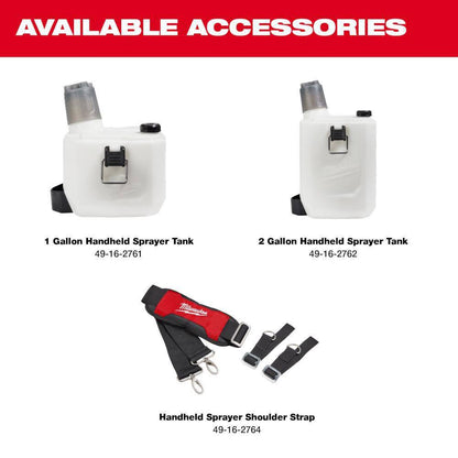 M12 12-Volt 2 Gal. Lithium-Ion Cordless Handheld Sprayer Kit with 2.0 Ah Battery and Charger