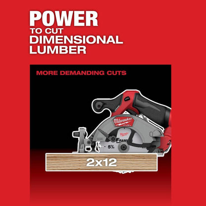 M12 FUEL 12V Lithium-Ion Brushless 5-3/8 in. Cordless Circular Saw (Tool-Only)