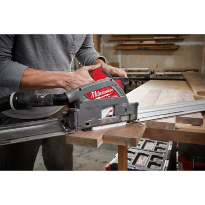 M18 FUEL 18V Lithium-Ion Brushless Cordless 6-1/2 in. Plunge Track Saw PACKOUT Kit with One 6.0 Ah Battery