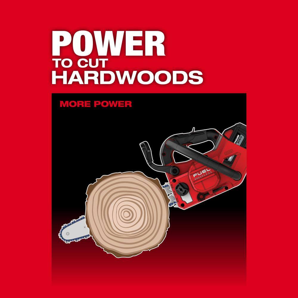 M18 FUEL 14 in. 18-Volt Lithium-Ion Brushless Cordless Battery Top Handle Chainsaw with 8.0 Ah High Output Battery