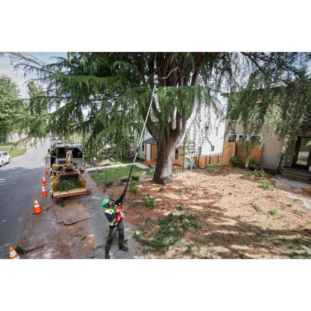 M18 FUEL 10 in. 18V Lithium-Ion Brushless Electric Cordless Telescoping Pole Saw, 13 ft. Length (Tool-Only)