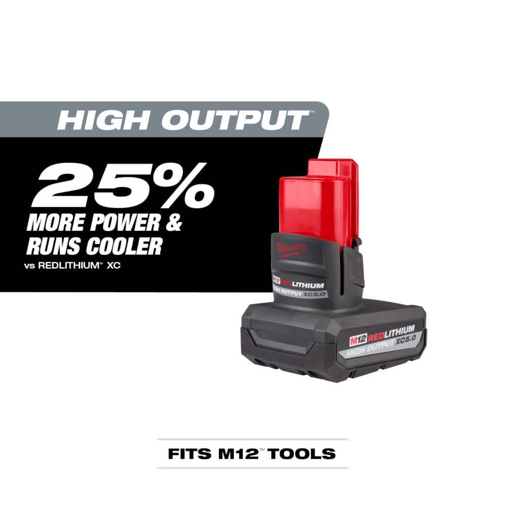M12 FUEL 12V Lithium-Ion 1/4 in. Cordless Right Angle Die Grinder Kit with M12 Lithium-Ion Cordless 3/8 in. Ratchet