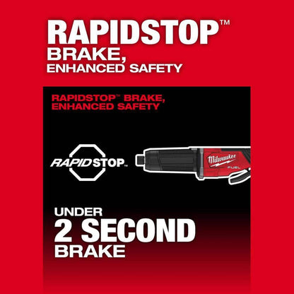 M18 FUEL 18V Lithium-Ion Brushless Cordless 2-3 in. Variable Speed Die Grinder Paddle Switch w/One-Key (Tool-Only)