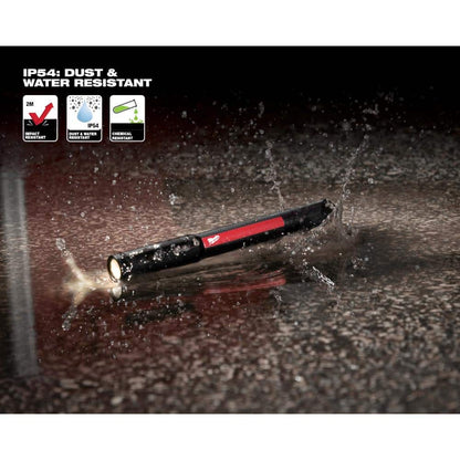 250 Lumens Internal Rechargeable Penlight with Laser
