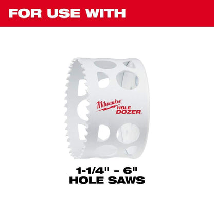 3/8 in. Quick Change Large Hole Saw Arbor W/ Pilot Drill Bit