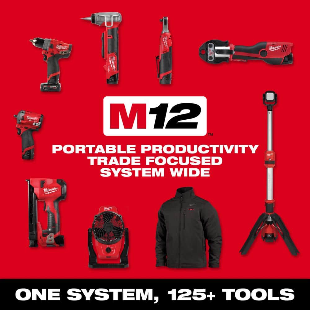 M12 FUEL 12V Lithium-Ion Brushless Cordless Stubby 1/2 in. Impact Wrench (Tool-Only)