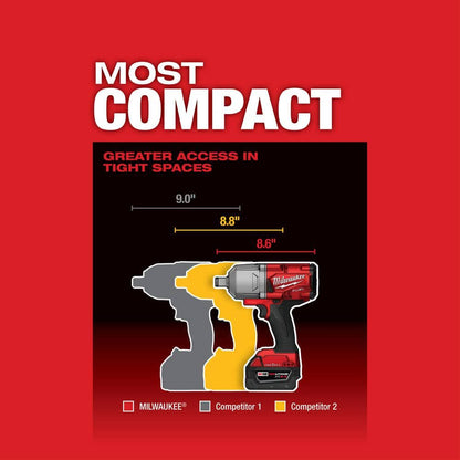 M18 FUEL ONE-KEY 18V Lithium-Ion Brushless Cordless 3/4 in. Impact Wrench with Friction Ring (Tool-Only)