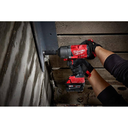 M18 FUEL ONE-KEY 18V Li-Ion Brushless Cordless 3/4 in. High-Torque Impact Wrench with Friction Ring, Resistant Batteries