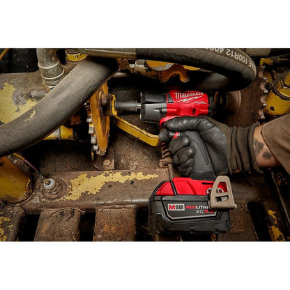 M18 FUEL Gen-2 18V Lithium-Ion Brushless Cordless Mid Torque 1/2 in. Impact w/Fring w/5.0 ah Resistant Battery