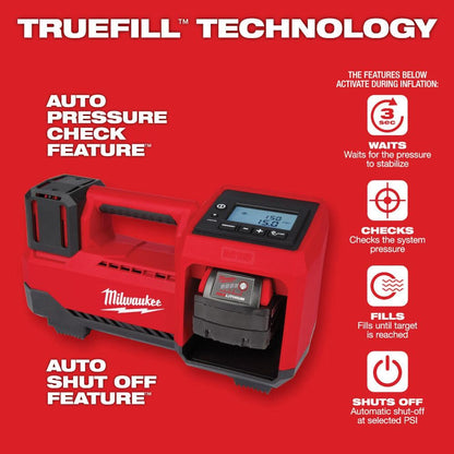 M18 18-Volt Lithium-Ion Cordless Electric Portable Inflator (Tool-Only)