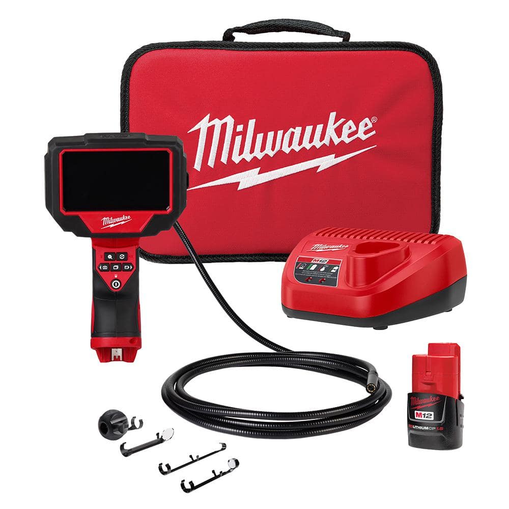 M12 12V Lithium-Ion Corldless M-SPECTOR 360-Degree 10 ft. Inspection Camera Kit