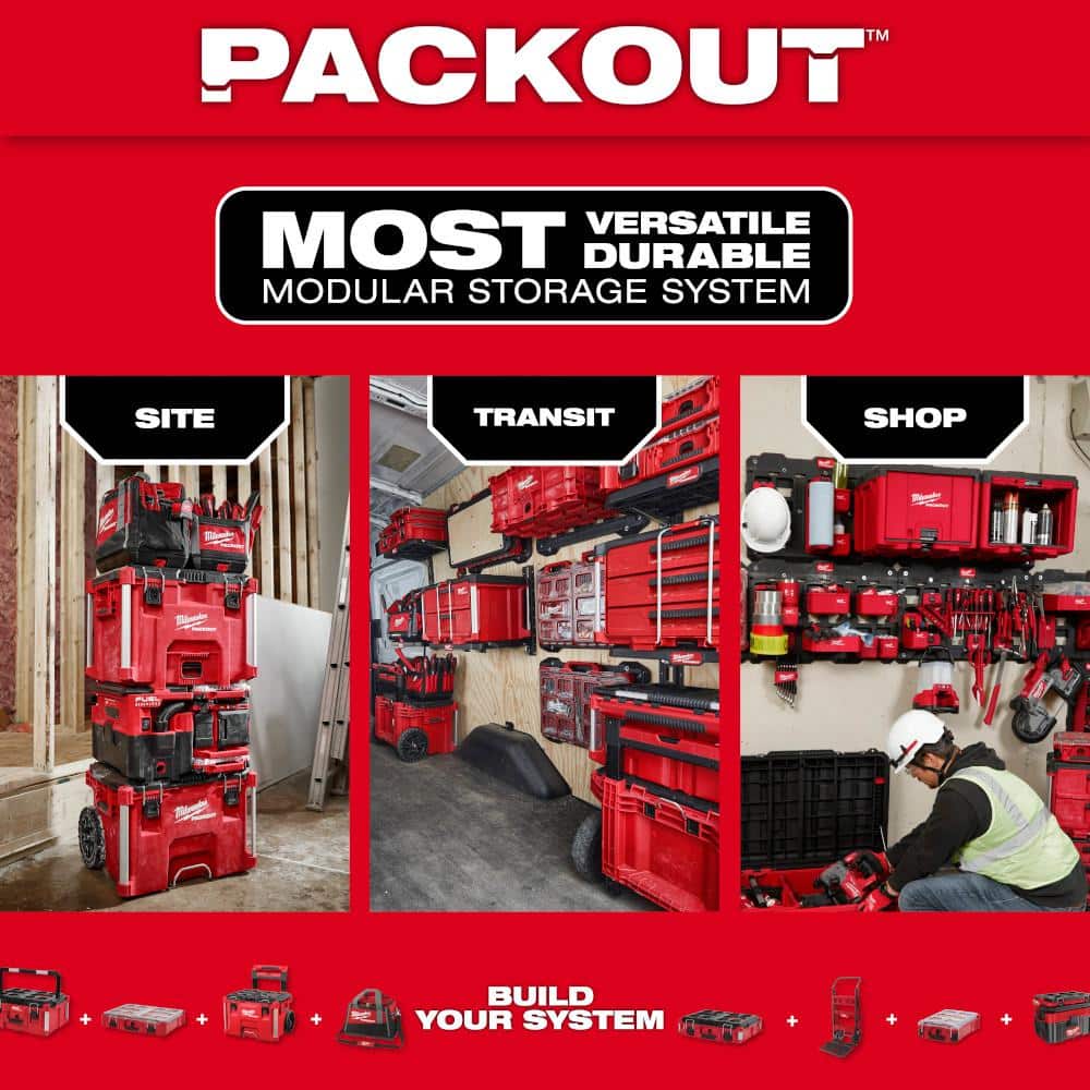 M18 18-Volt Lithium-Ion Brushless Cordless PACKOUT Jobsite Fan (Tool-Only)