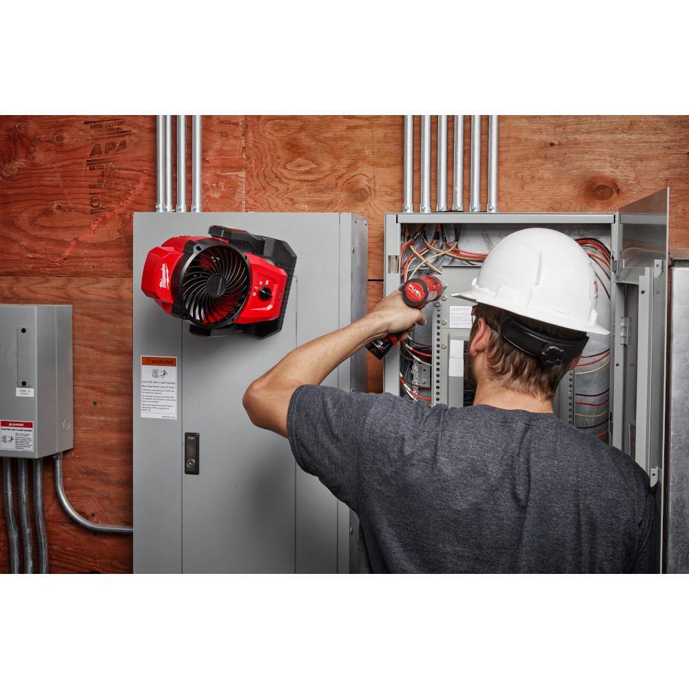 M12 12-Volt Lithium-Ion Cordless Jobsite Fan (Tool-Only)